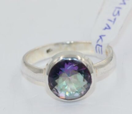 Damen Silberringe, Topaz , Grösse 63, A135